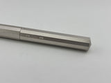 Omas 502 Mechanical Pencil circa 1990 faceted Satin metal