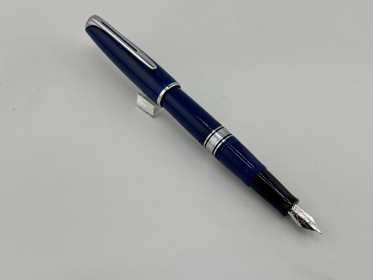 Waterman Charleston Blue silver chrome  - Fountain Pen