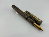 Magna Carta Mag 1000 Olive Green Ripple Ebonite Huge # 10 nib , very nice Fountain Pen !!