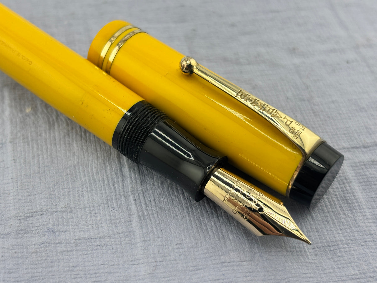 Parker Duofold Senior Streamline Mandarin  Fountain Pen