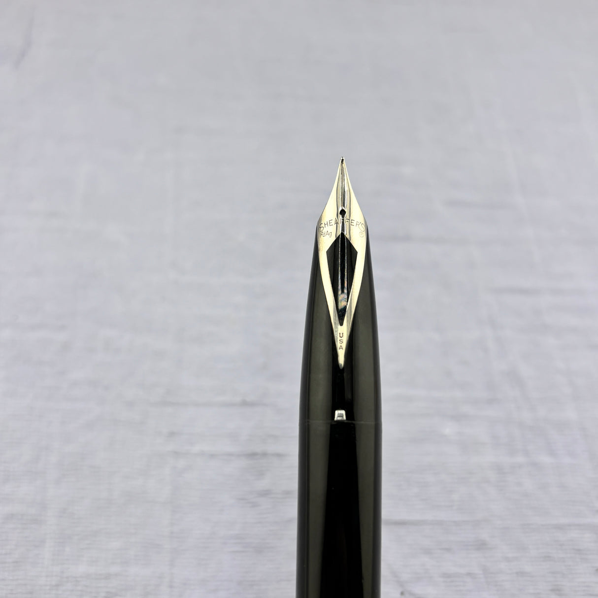 SHEAFFER Pen For Men (PFM I)  Black - Palladium Silver Nib - Snorkel Filling System Fountain Pen