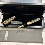 Parker Duofold Centennial Black and Pearl  Fountain Pen - Medium 18kt Gold Nib