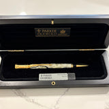 Parker Duofold Black and Pearl  Ballpoint Pen
