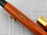 Parker Lady Duofold Deluxe Red Hard Rubber Ring Top  - Fountain Pen