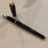 Elysee Chinese Lacquer En Vogue Grey "Cobra" - Medium 18kt Gold Nib