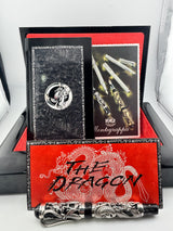 Montegrappa Iconic 1995 Sterling Silver & Celluloid  Dragon Limited Edition  Fountain Pen - Medium 18kt Gold Nib