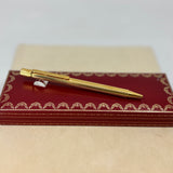 Cartier Must de Cartier Ball Pen Heavy Gold plated  - Classic Cartier circa 1999