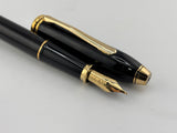 Cross Townsend Black lacquer gold trim circa 2000 - Fountain Pen