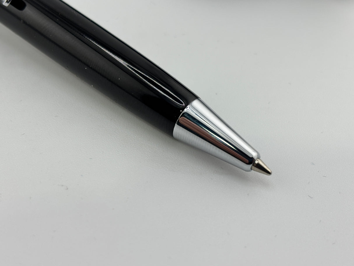 Retro 51 Tornado Black chrome trim Elite - Ball Pen