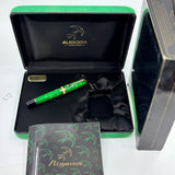 Aurora Verde e Oro Primavera  Fountain Pen Limited Edition -  Broad 18kt Gold Nib