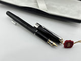 Parker Sonnet Black lacquer chrome trims 18K750 gold nib  - Fountain Pen and Ball Pen