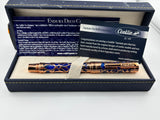 Conklin Endura Deco Crest Blue rose gold - Fountain Pen