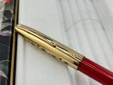 Sheaffer Holiday Original red " The Holly Pen " circa 1996 - Fountain Pen