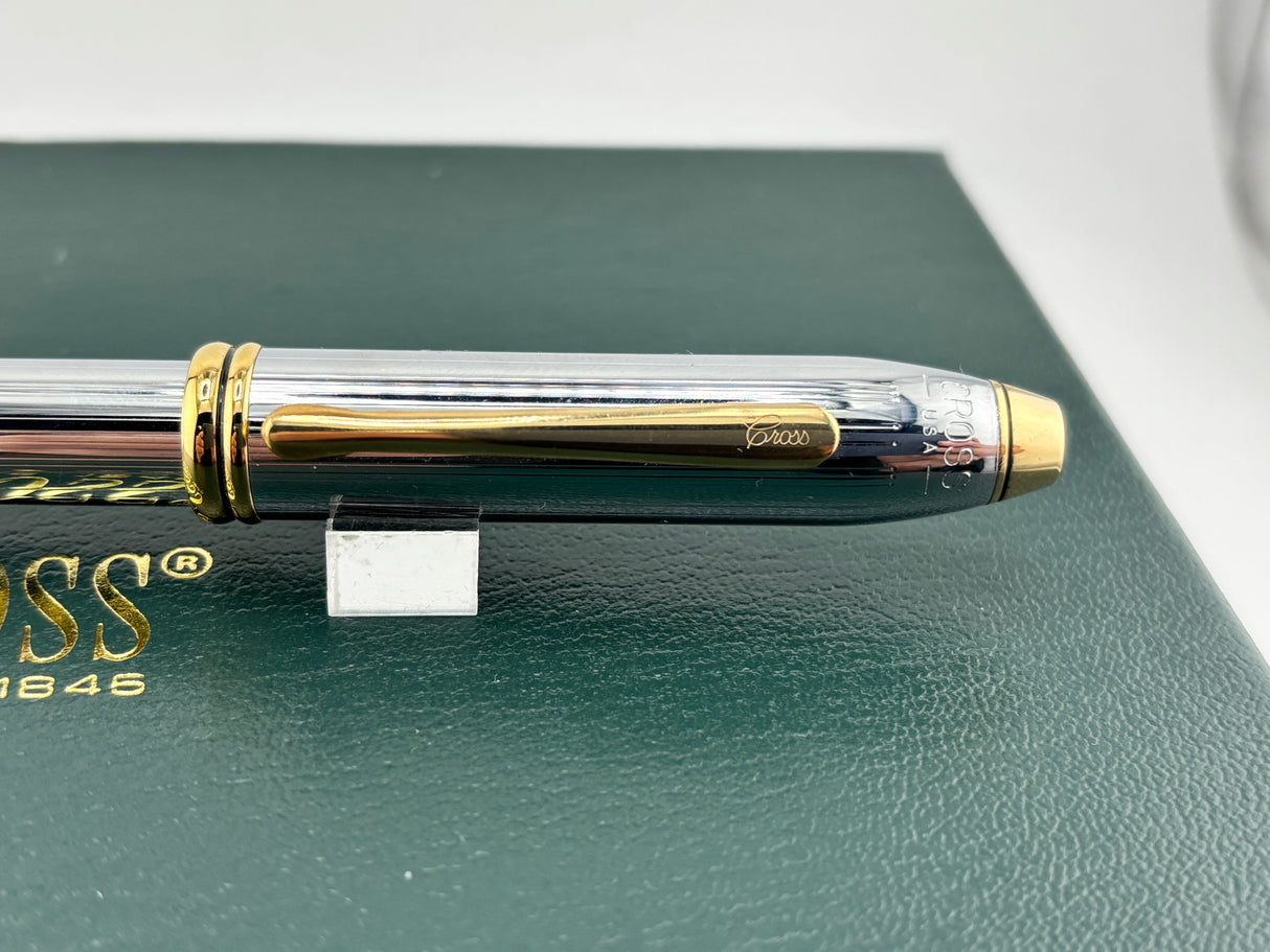 Cross Townsend Full Chrome gold trim circa 2000 - Fountain Pen