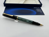 PELIKAN R200 Green Marble gold  trim - Roller Ball