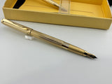 PELIKAN P590 Set Heavy gold plated fluted superb quality Gold nib 14k - Ball Pen and Fountain Pen
