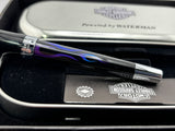 Waterman Free Wheel Harley Davidson Blue Flame - Roller Ball