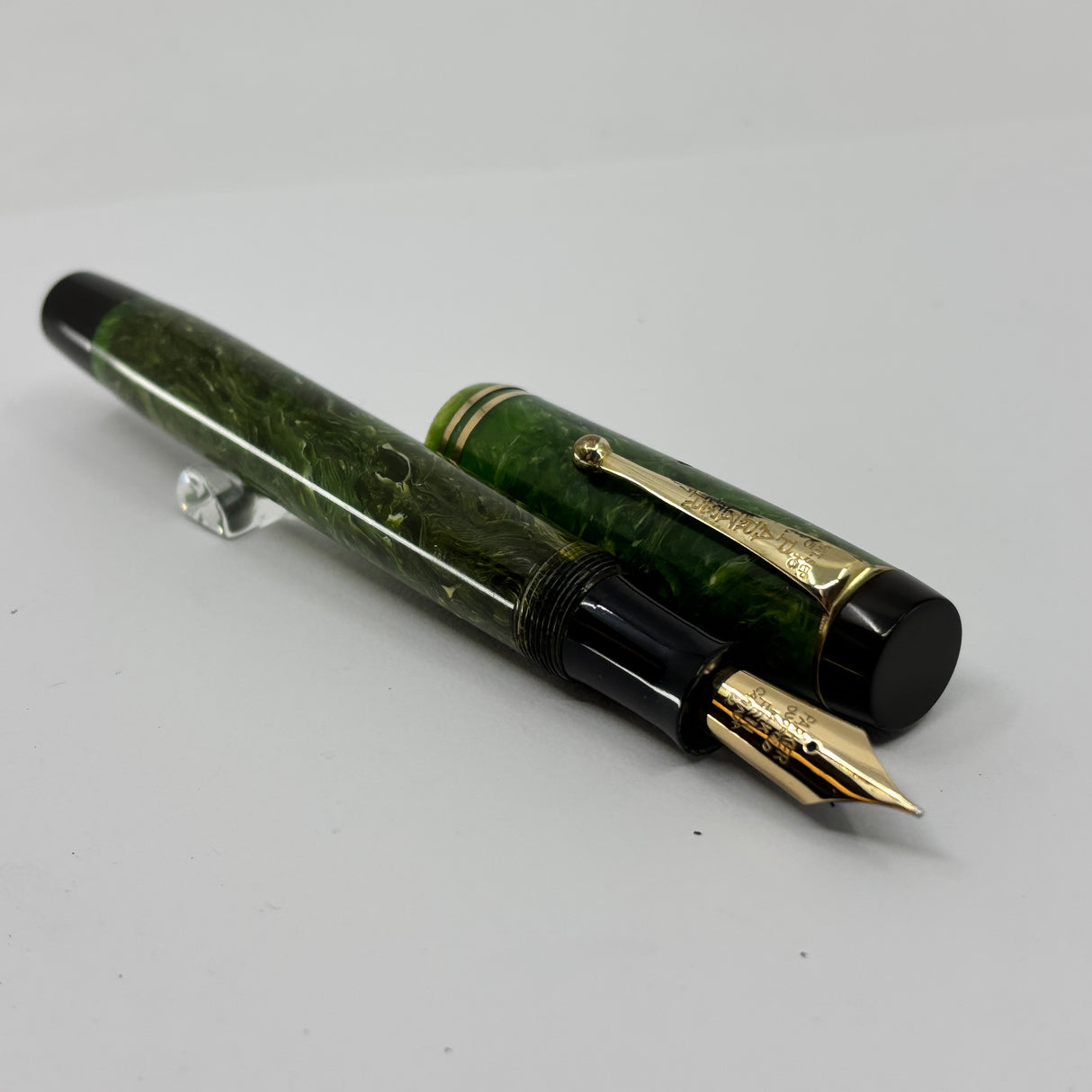 Parker Senior Duofold Canada Streamline Green Jade  - circa 1930