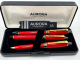 Aurora Ipsilon Set of 3 Pens Burgundy - Super nice Mint in the box !