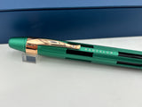 Nahvalur Eclipe Green Emerald retractable Pen Rose gold trim - Fountain Pen