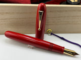 Namiki Emperor Vermilion Urushi Fountain Pen - The Grail of the Namiki Urushi!  - Fine/Medium 18kt Gold Nib