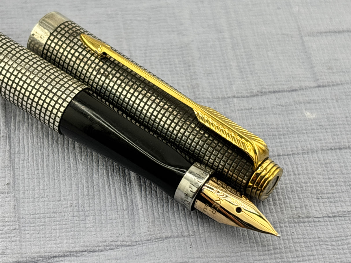 Parker 75 Cisele Sterling Silver  -  Fountain Pen