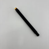 Rotring #600 Gold Black Metal Fountain Pen - Medium 14kt Gold Nib
