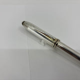 Cross Townsend Sterling Silver Fountain Pen - Made in USA - Broad 18kt Gold  Nib