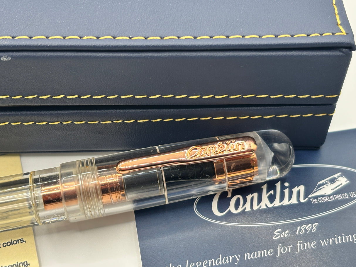 Conklin All American Limited edition 533/1898 Demonstrator rose gold - Fountain Pen