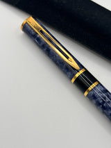 Waterman Laureat Blue Marble Lacquer  - Fountain Pen