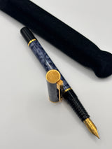 Waterman Laureat Blue Marble Lacquer  - Fountain Pen