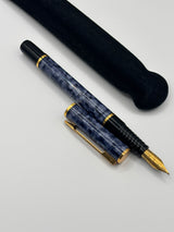Waterman Laureat Blue Marble Lacquer  - Fountain Pen