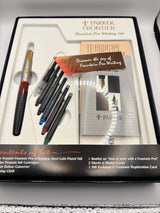 Parker Frontier writing set burgundy marble  - Fountain Pen