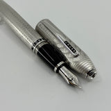 Cross Peerless Intricately Engraved Limited Production NYC Fountain Pen - Broad 18kt Gold Nib