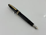 Montblanc Black Meisterstuck #146 LeGrand Fountain Pen - Fine 14kt Gold  Nib