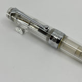 Aurora Optima Clear Demonstrator Limited Edition Fountain Pen - Fine 18kt Gold Nib