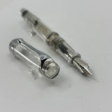 Aurora Optima Clear Demonstrator Limited Edition Fountain Pen - Fine 18kt Gold Nib