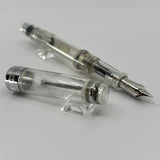 Aurora Optima Clear Demonstrator Limited Edition Fountain Pen - Fine 18kt Gold Nib