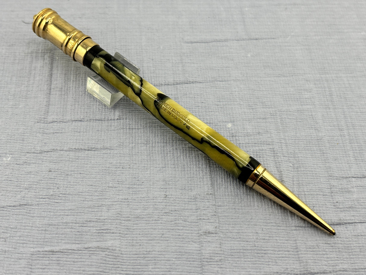 Parker Duofold Ring top  Junior Black veined pearl - Pencil
