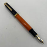Pelikan M800 Souveran Burnt Orange Fountain Pen  -  Medium 18kt Gold Nib