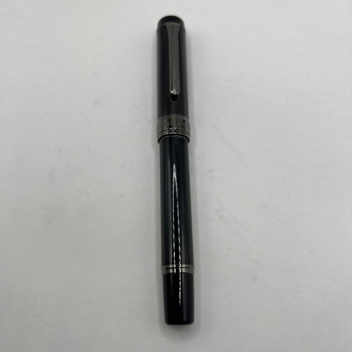Sailor Cylint Black Stainless Steel Fountain Pen   - Fine 21kt Gold Nib