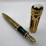 Montblanc Peter The Great Patron Of The Arts Limited  Edition  Fountain Pen-  Fine 18t Gold Nib