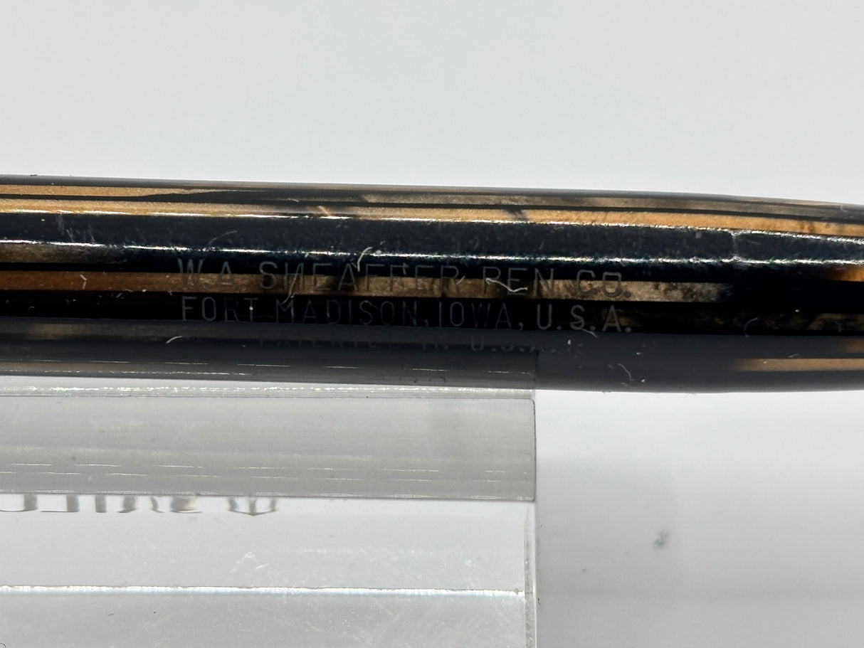 Sheaffer Balance Brown Striped Military clip  - Fountain Pen
