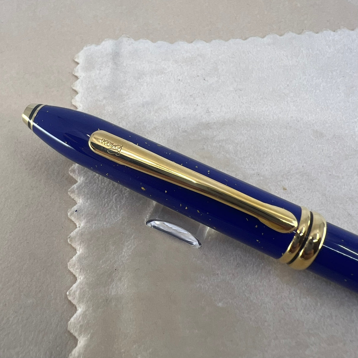 Cross Townsend Blue Lapis Lazuli/22K Gold Dust Mechanical Pencil 0.7mm