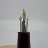 Montblanc Meisterstuck #146 LeGrand Bordeaux Fountain Pen   -  Fine 14kt Gold Nib - Engraved Cap
