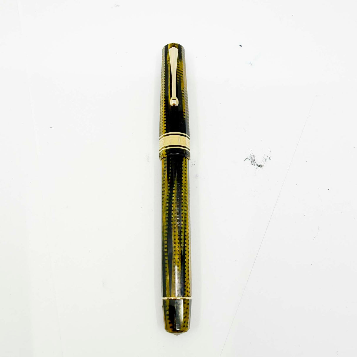 OMAS Original Arte Italiana Paragon "Vintage" Burkina Celluloid Limited Edition Fountain Pen - #49/80 - Fine "Extra Fleassible" 14Kt Gold Nib - One of the Most Desirable OMAS Celluloids and Nibs!