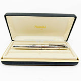 Pilot-Namiki Sterling Silver Crane Fountain Pen - Medium 18kt Gold Nib