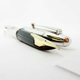 Pilot-Namiki Sterling Silver Crane Fountain Pen - Medium 18kt Gold Nib