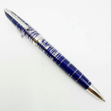 Cartier Constellation Limited Edition Blue Laque & Platinum Plated Ballpoint Pen - LE# 690/1847