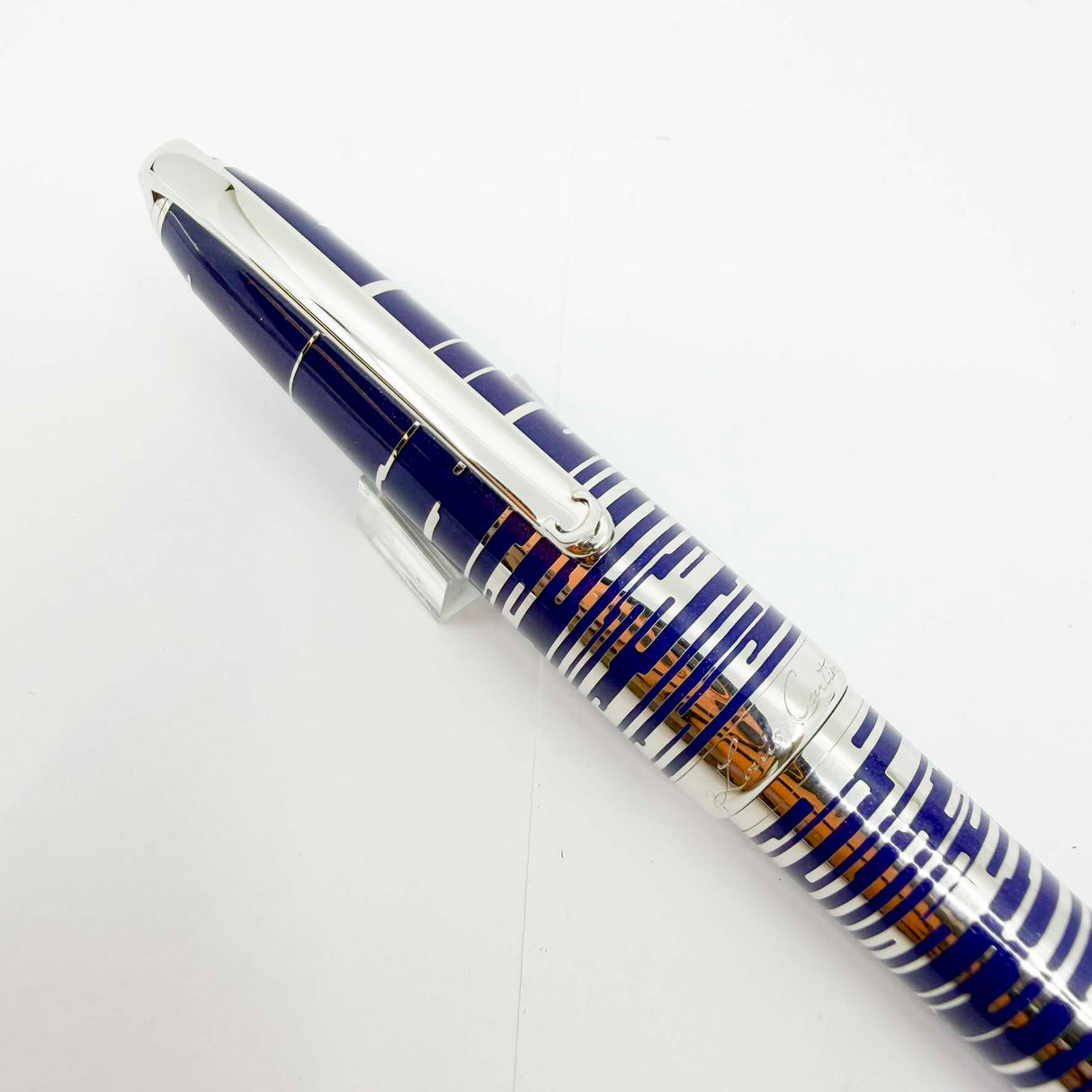 Cartier Constellation Limited Edition Blue Laque & Platinum Plated Ballpoint Pen - LE# 690/1847
